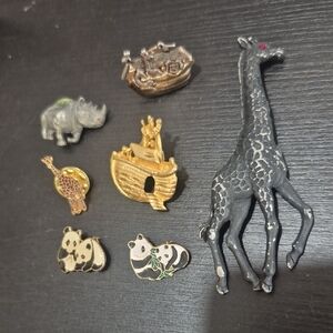 Vintage Animal Brooch Bundle Various Stamps